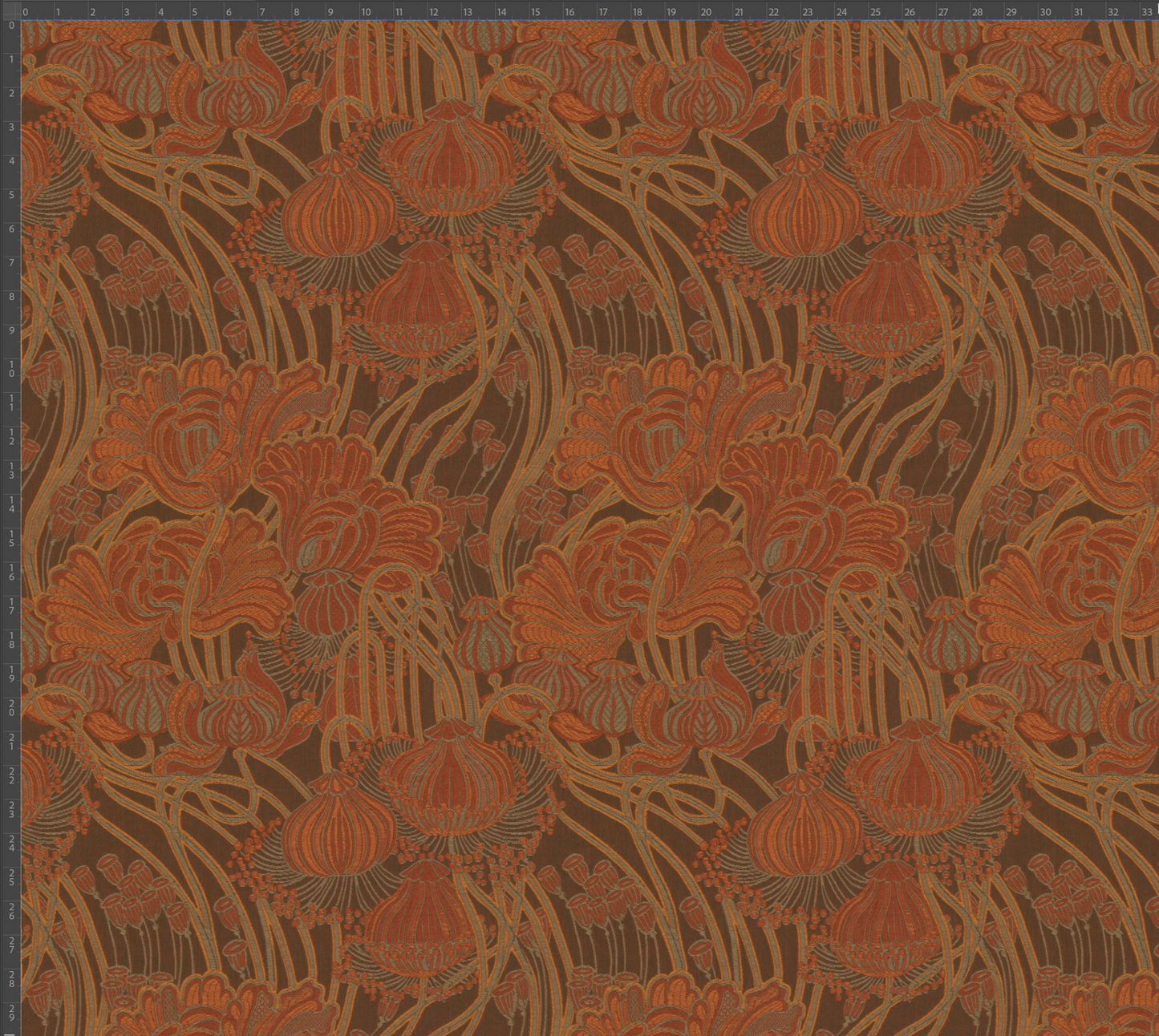 Isabella Cedar on 15.6oz linen