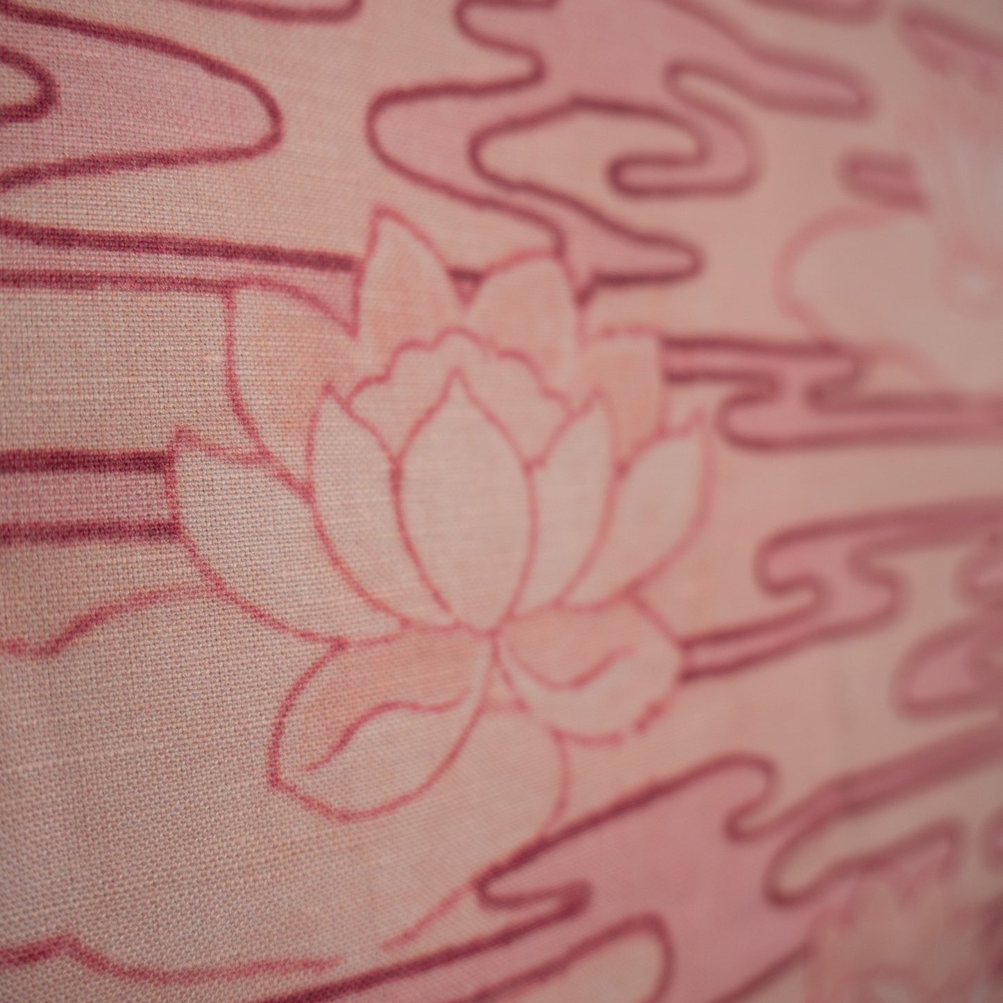 Lotus Rose on 6.7oz cotton-linen blend